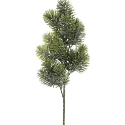 Zweig Tanne/Frost, Grün/weiß, 45 Cm